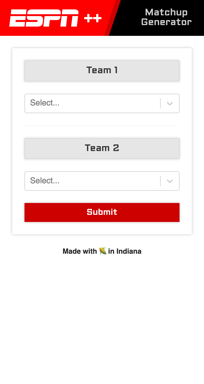 ESPN++ Mobile Website